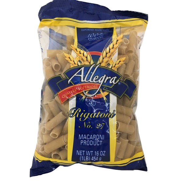 Allegra Rigatoni, Macaroni Product