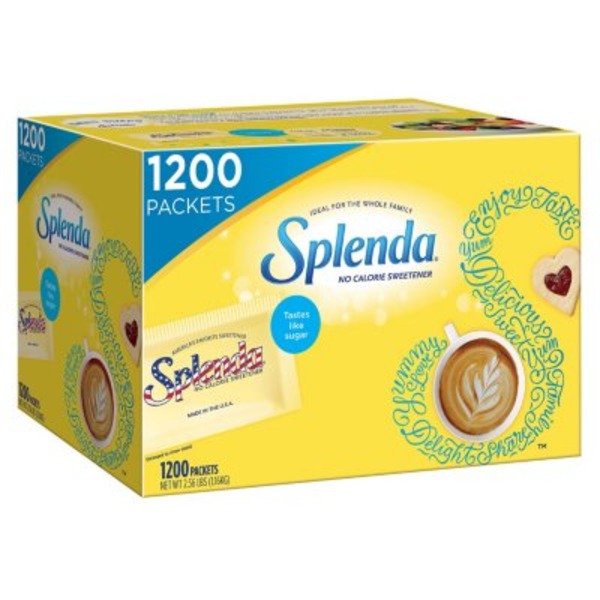 Splenda® Sweetener, No Calorie, Packets (1200 ct) from Costco Instacart