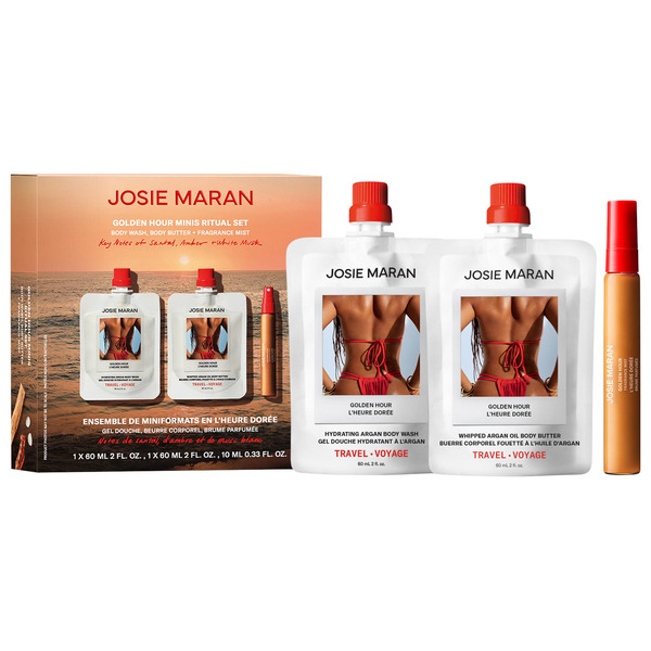 Josie Maran Golden Hour Mini Bodycare Ritual Hydration Gift Set