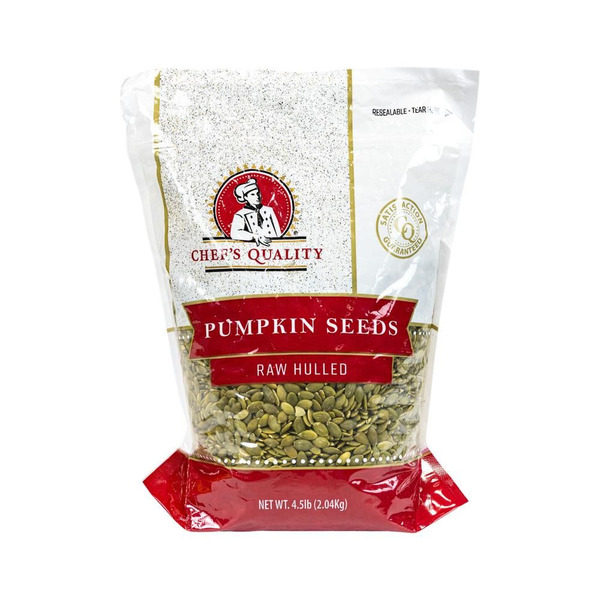 Chef's Quality - Shelled Pumpkin Seeds - 4.5 lbs