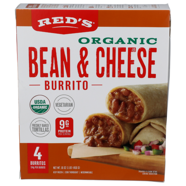 Red's All Natural Bean & Cheese Burrito 4 Pack