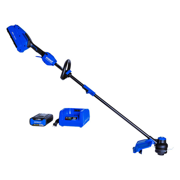 Kobalt Gen4 40-volt 15-in Straight Shaft Battery String Trimmer 4.0 Ah (Battery Included) (Charger Included)
