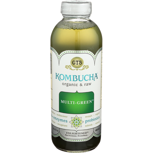 GT's Enlightened Organic Raw Kombucha, MultiGreen (16 fl oz) from