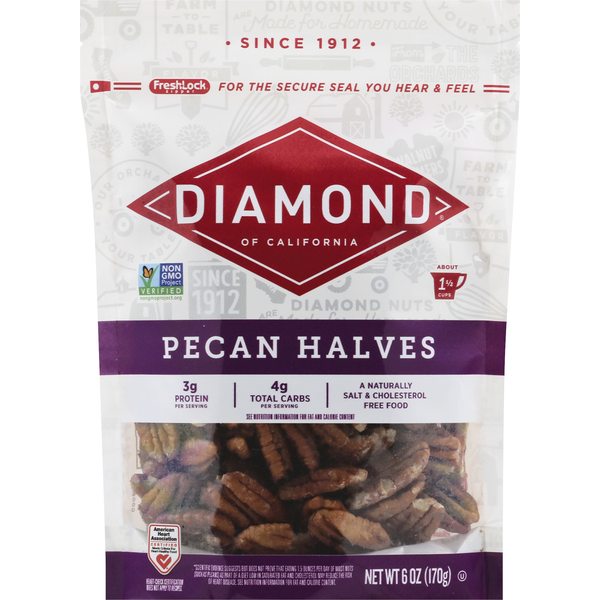 Diamond Pecan, Halves