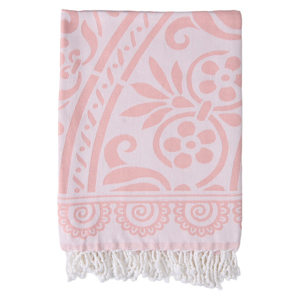 amefurasshi タオル　Aira Hana KIRKTON HOUSE Beach Cloud Towel, Pink Mandala Same-Day Delivery or