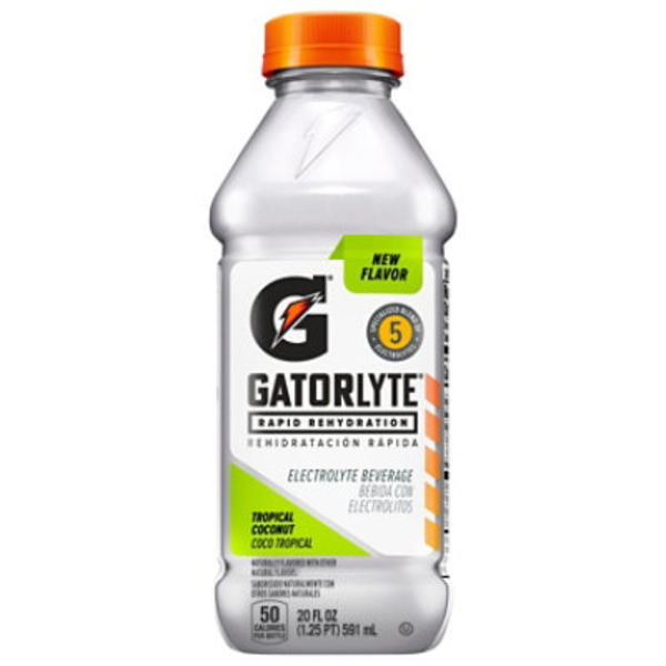 Gatorade Gatorlyte Rapid Rehydration Electrolyte Drink Tropical Coconut