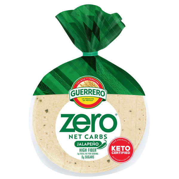 その他 nopole zero Guerrero Zero Net Carbs Jalapeno Tortillas, Street Taco Size, 14