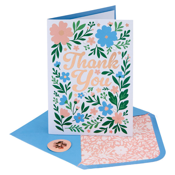 Pembrook Thank You Greeting Card Same-Day Delivery or Pickup | ALDI