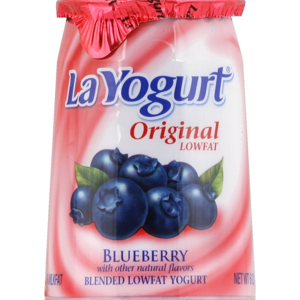 La Yogurt Yogurt, Lowfat, Blended, Blueberry (6 oz) from HMart Instacart