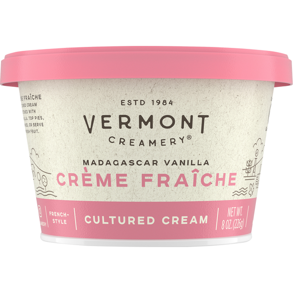 Vermont Creamery Cultured Cream, Madagascar Vanilla, French-Style