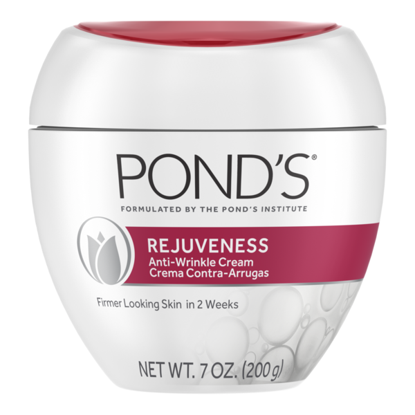 POND'S POND’S Rejuveness Anti-Aging Face Cream, Daily Moisturizer with AHAs, Collagen & Vitamin E, Wrinkle Care, Dermatologist Tested, 7 oz