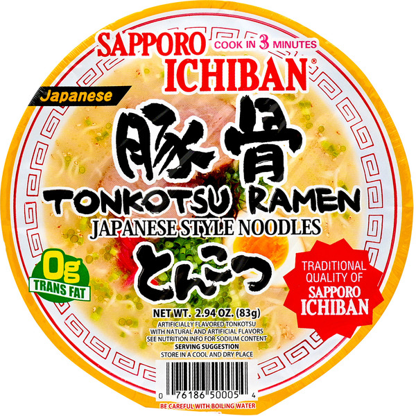 Sapporo Instant Cup Tonkotsu Ramen