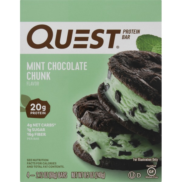 Quest Quest Protein Bar, Mint Chocolate Chunk (4 oz) Instacart