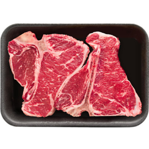 Vacuum Packed Choice Beef Loin T-Bone Steak