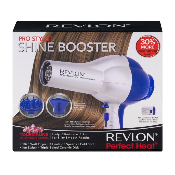 Revlon Perfect Heat Pro Stylist Shine Booster 1875 Watt Dryer 1 0