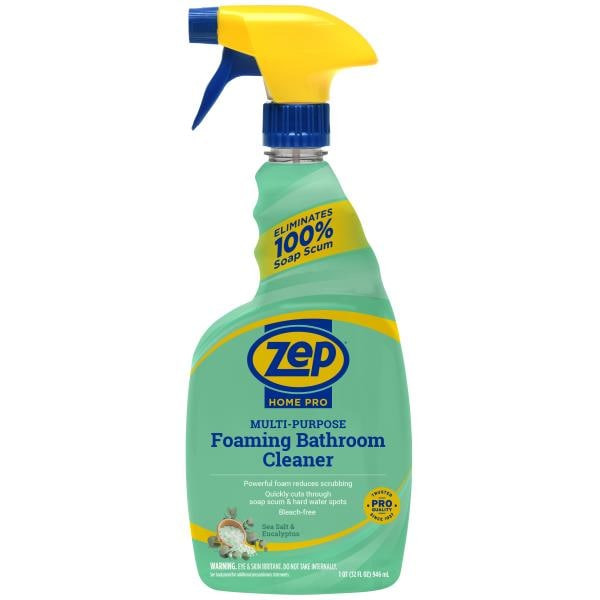 Zep Foaming Bathroom Cleaner, Multi-Purpose, Sea Salt & Eucalyptus