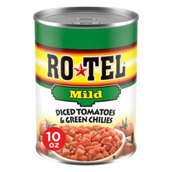 RO*TEL Canned & Jarred Vegetables Mild Diced Tomatoes and Green Chilies