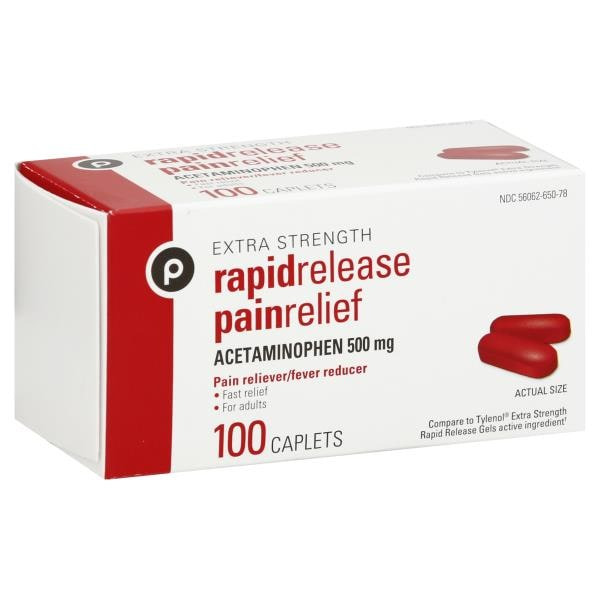 Publix Pain Relief, Extra Strength, Rapid Release, Caplets Same-Day ...