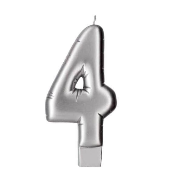 Makery Silver Number Candle