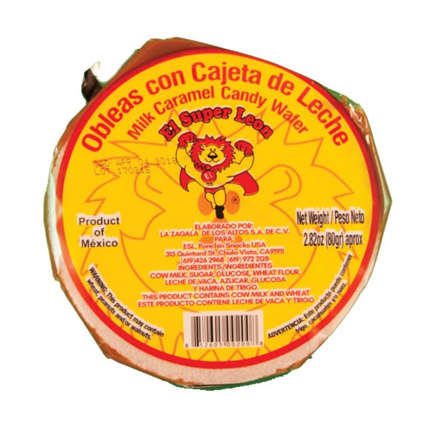 El Ponchin El Leoncito Milk Candy
