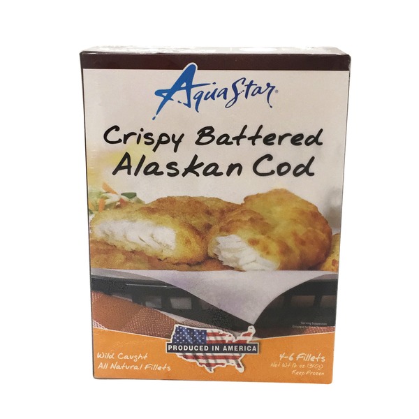 Aqua Star Alaskan Cod, Crispy Battered (4 each) from Kroger Instacart