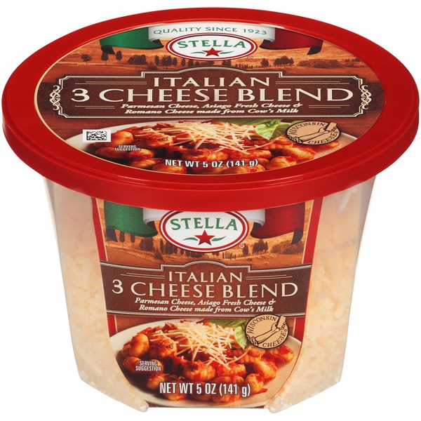 Stella Italian 3 Cheese Blend Shredded Cheese (5 oz) Instacart