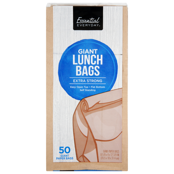Essential Everyday Extra Strong Giant Lunch Bags Same-Day Delivery