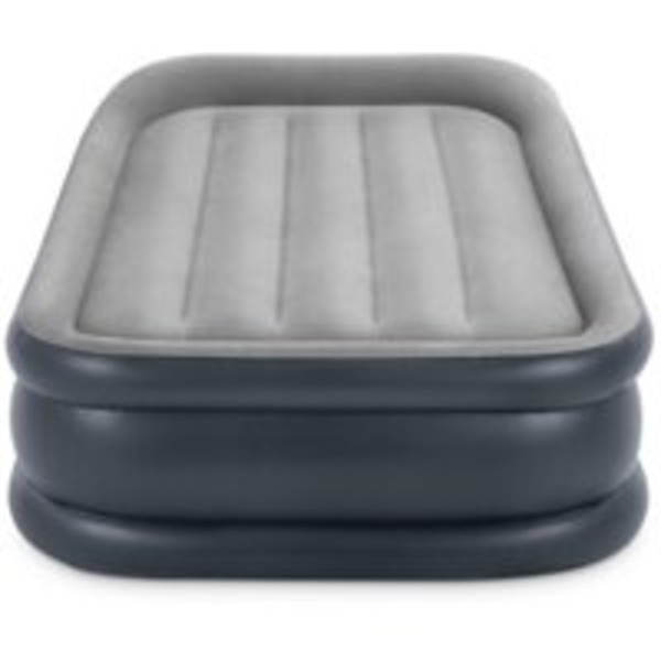 Intex Dura Beam Deluxe Pillow Raised Airbed Mattress With Built In Pump