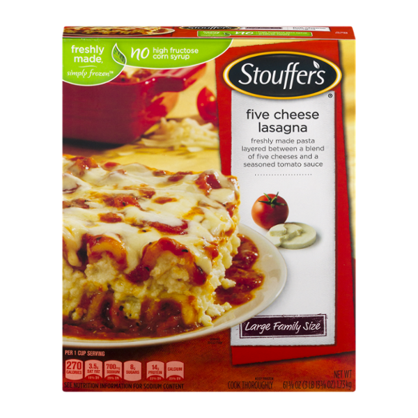 stouffer's lasagna convection oven directions