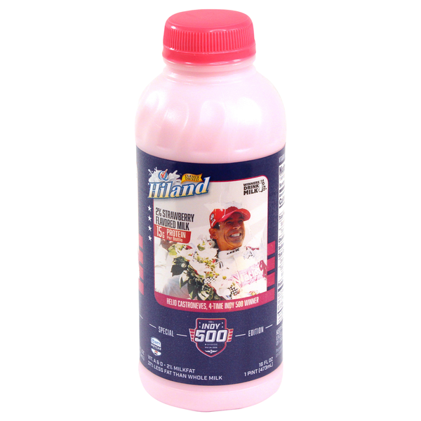Hiland Dairy 2% Strawberry Flavored Milk Same-Day Delivery | Reasor's