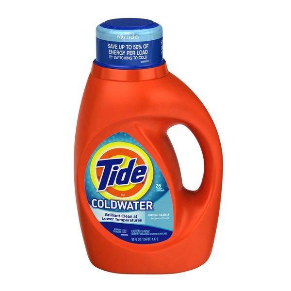 Tide ColdWater Fresh Scent Liquid Laundry Detergent (50 fl oz) Instacart