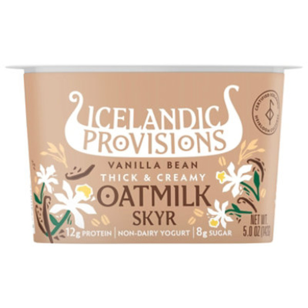 Icelandic Provisions Oatmilk Vanilla Bean Skyr