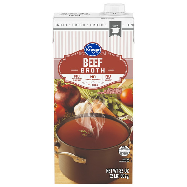 Kroger Kroger ASP Fat Free Beef Broth SameDay Delivery or Pickup