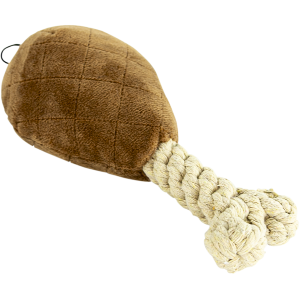Play On BBQ Plush Rope Dog Toy