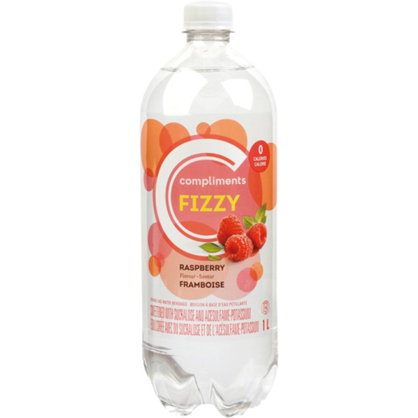 FreshCo Compliments Fizzy Sparkling Water Raspberry (bottle) Same-Day ...