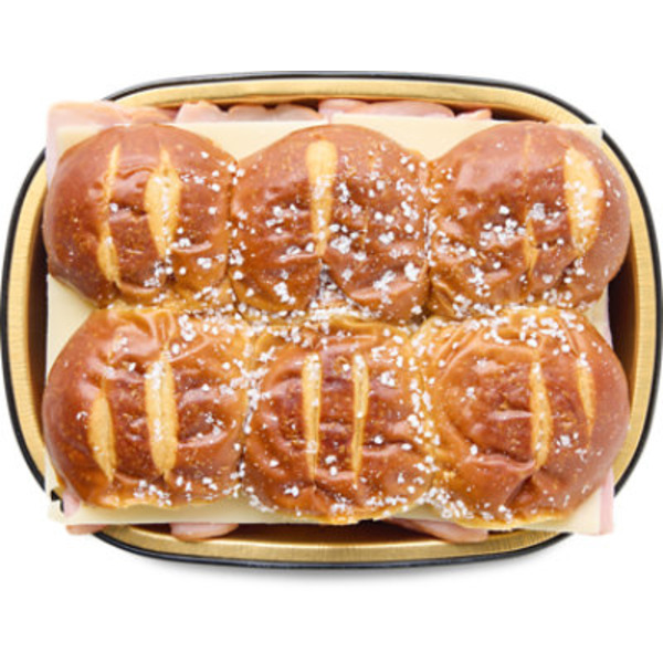 Croissant White Egg Cheese Ham Hot Breakfast Sandwich