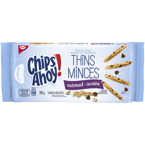 Christie Chips Ahoy! Thins Oatmeal Christie Chips Ahoy! Thins Oatmeal