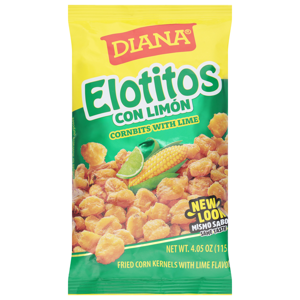 Diana’s Cornbits Limon Snack, Elotitos con Limon