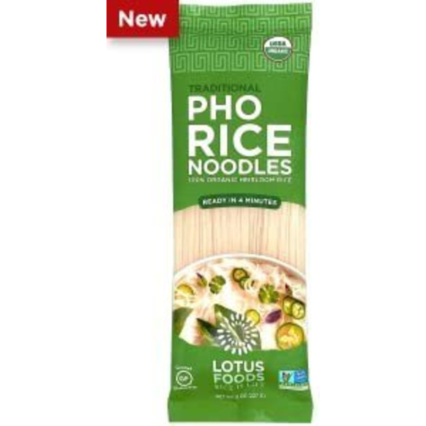 Lotus Foods Rice Noodles, Pho, Traditional