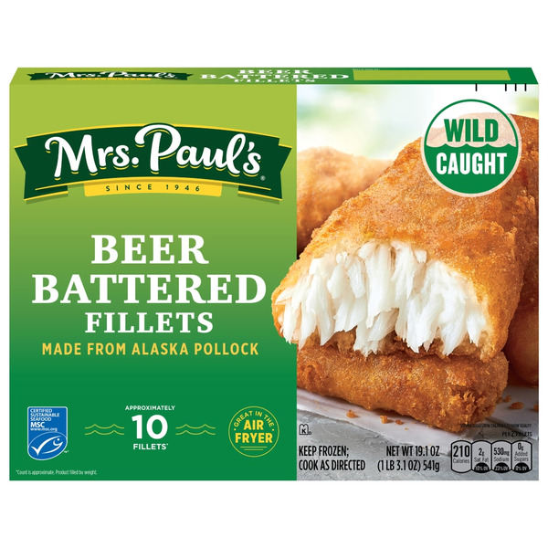 Kroger Mrs. Paul's® Beer Battered Fillets Same-Day Delivery or Pickup ...