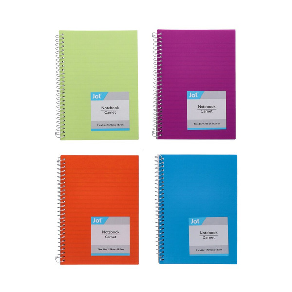 Jot Neon Spiral Notebooks Same-Day Delivery | Dollar Tree