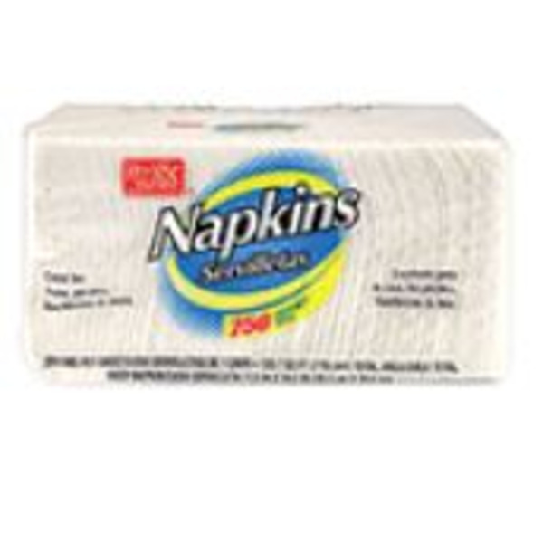 Red & White - Napkins - 12/250 ctage