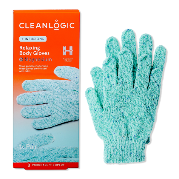 Cleanlogic Infusions Relaxing Body Gloves + Magnesium