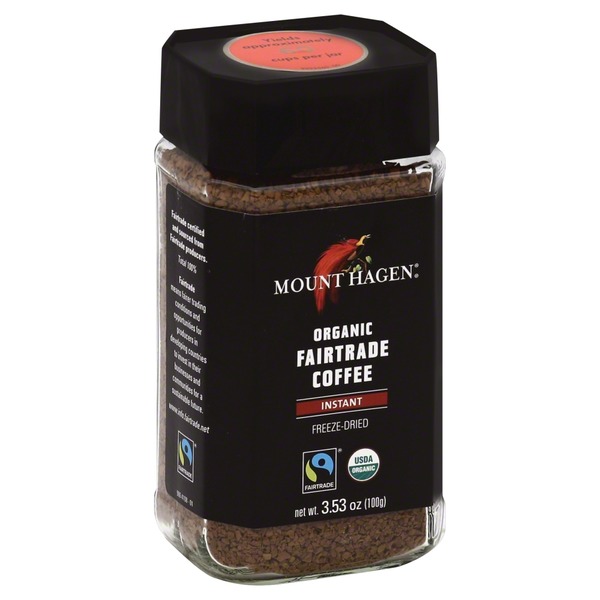 Mount Hagen Coffee, Organic, Instant (3.5 oz) Instacart