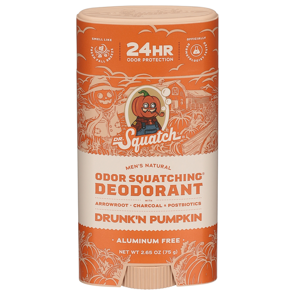 Dr. Squatch Odor Squatching Drunk'n Pumpkin Deodorant Same-Day