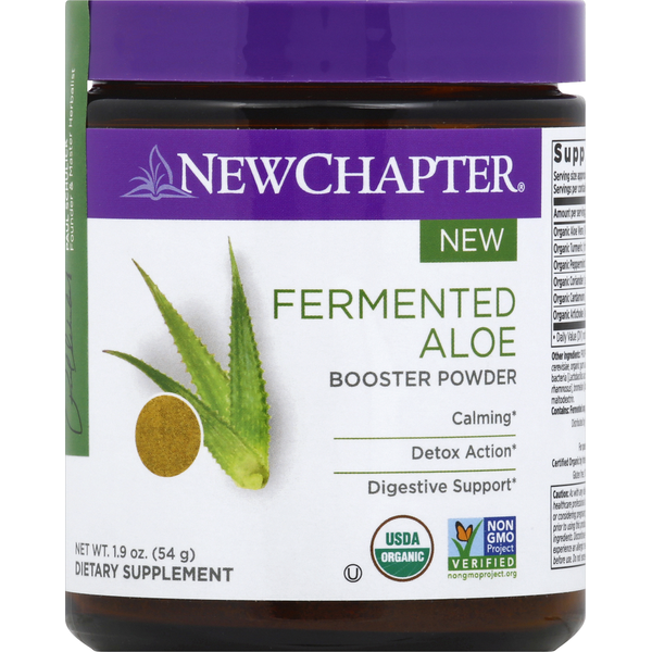 New Chapter Booster Powder, Fermented Aloe