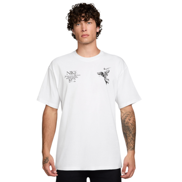 Nike Men's Sportswear Max90 Wings Of Victory Graphic T-Shirt, XXL - White