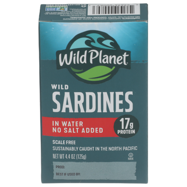 Wild Planet No Salt Added Wild Sardines In Water