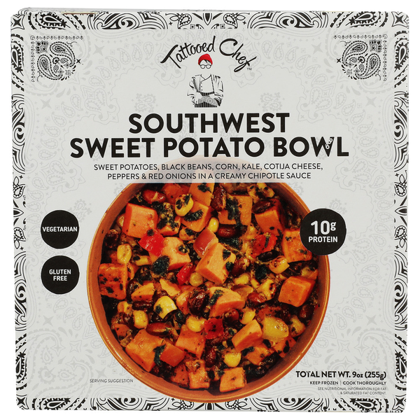 Tattooed Chef Southwest Sweet Potato Bowl