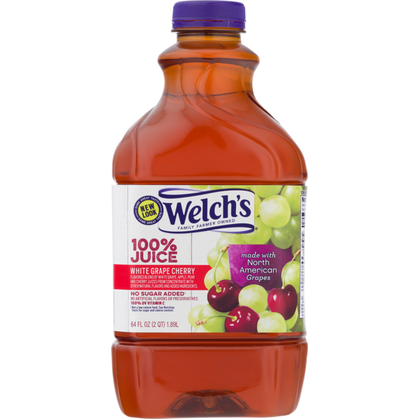 Welch's 100 Juice White Grape Cherry (64 fl oz) Instacart